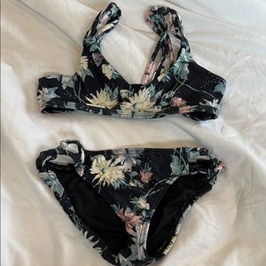 girls floral bikini